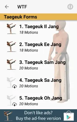 Taekwondo Forms (Sponsored) android App screenshot 21